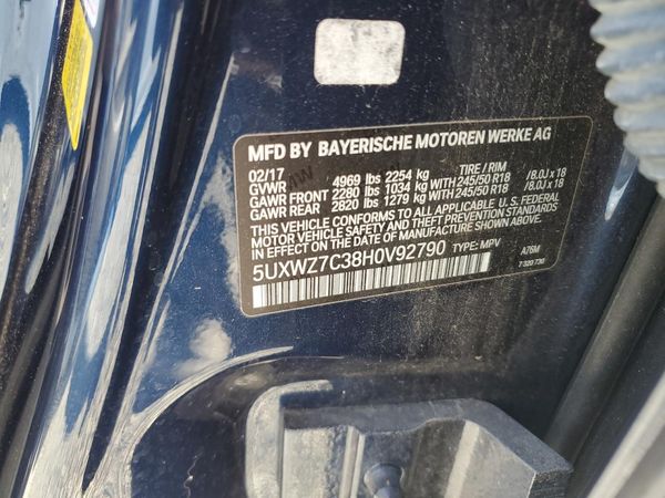 2017 BMW X3 sDrive28i