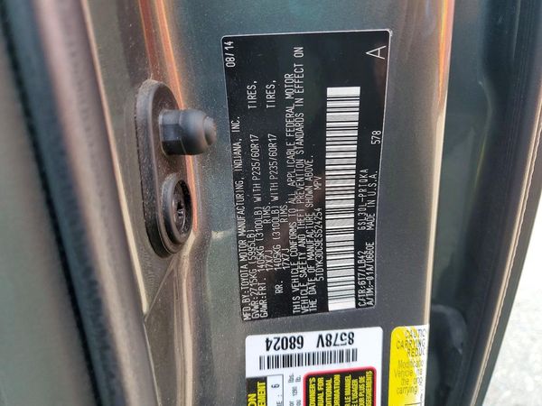 2014 TOYOTA SIENNA