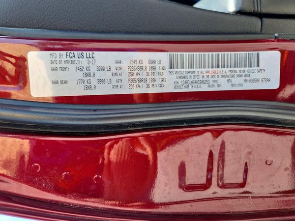 2017 DODGE DURANGO SXT