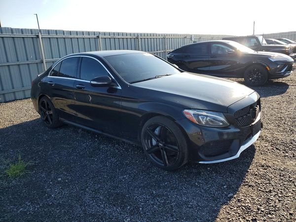 2015 MERCEDES-BENZ C C400 4-MATIC — Passenger 3/4