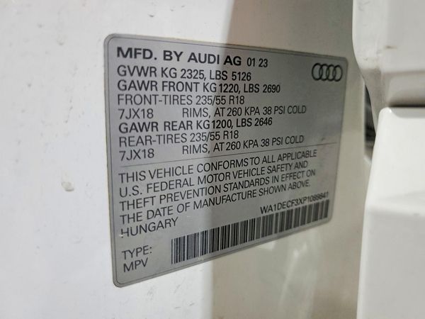 2023 AUDI Q3 S Line quattro Premium