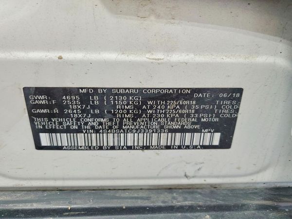 2018 SUBARU OUTBACK