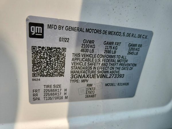 2022 CHEVROLET EQUINOX