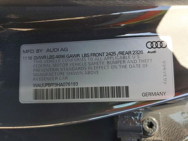 2017 AUDI A3 e-tron Premium