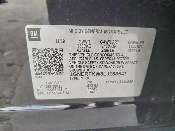 2020 CHEVROLET TRAVERSE