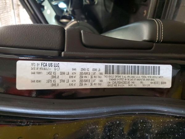 2017 JEEP GRAND CHEROKEE LIMITED 4X4