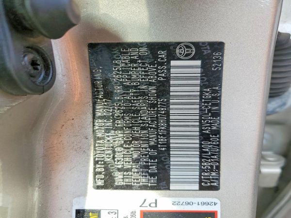 2017 TOYOTA CAMRY LE/SE/XLE/XSE