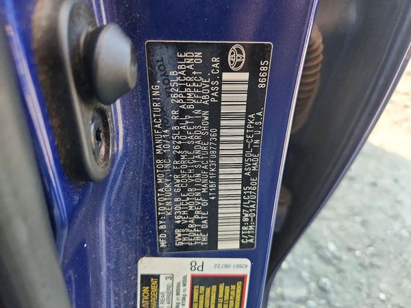 2015 TOYOTA CAMRY