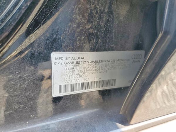 2012 AUDI A4 quattro Premium Plus