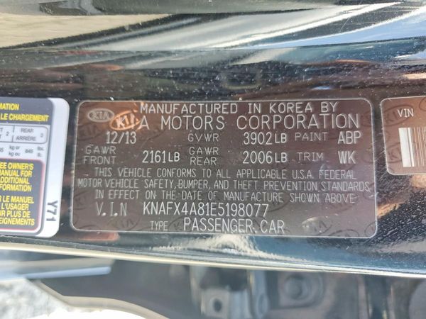 2014 KIA FORTE LX, EX