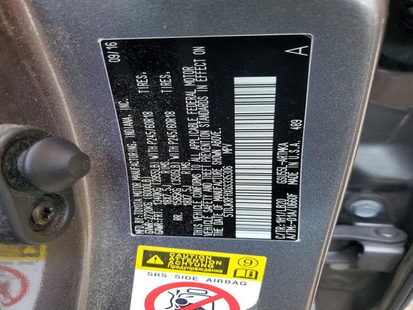 2016 TOYOTA HIGHLANDER Base/Hybrid