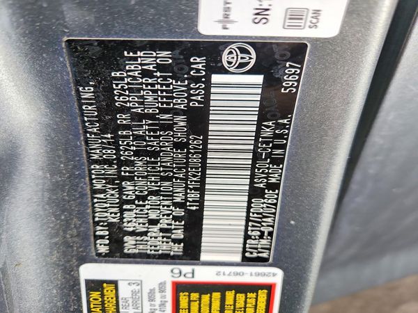 2014 TOYOTA CAMRY