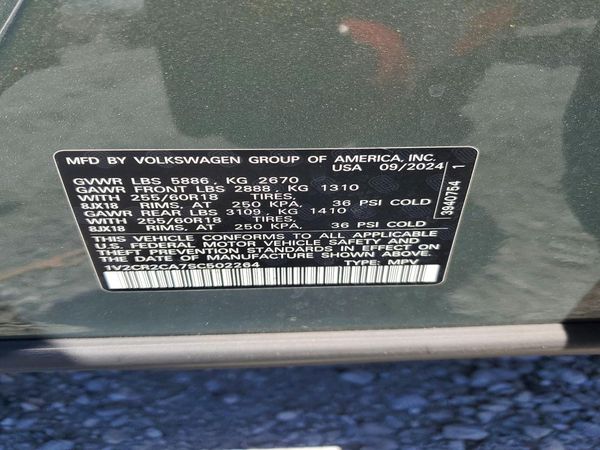 2025 VOLKSWAGEN ATLAS 4Motion Peak Edition SE