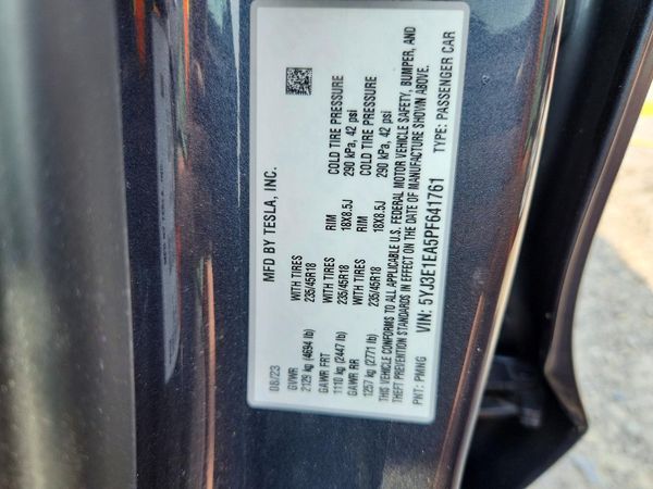 2023 TESLA MODEL 3