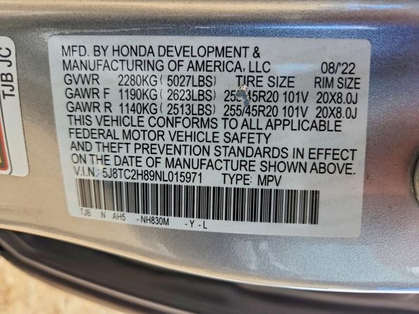 2022 ACURA RDX