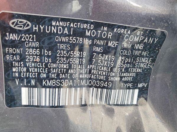 2021 HYUNDAI SANTA FE