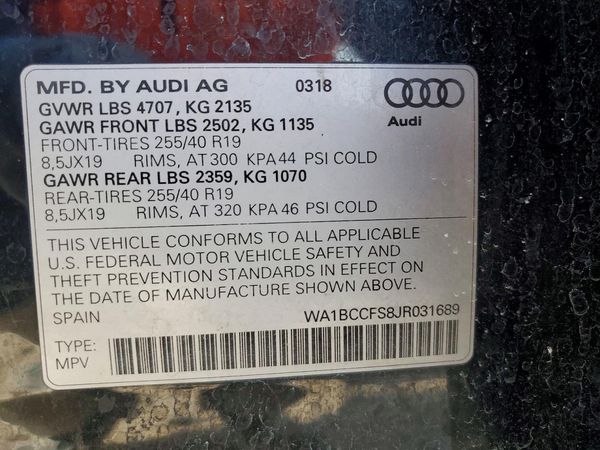 2018 AUDI Q3