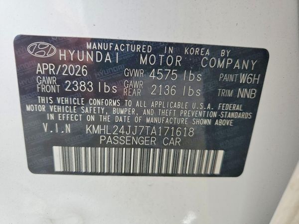 2026 HYUNDAI SONATA Blue — VINS