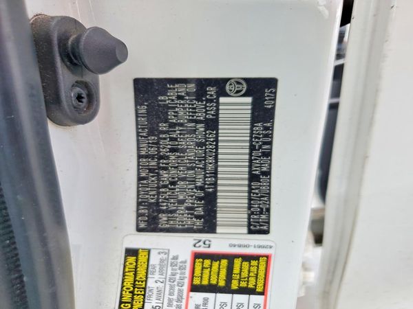 2019 TOYOTA CAMRY L/LE/SE/XLE