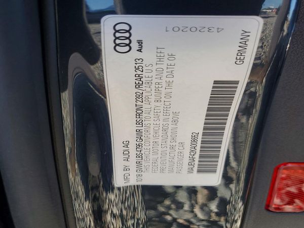 2019 AUDI A4 quattro Premium Plus