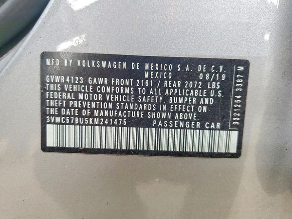 2019 VOLKSWAGEN JETTA S, SE, R-Line