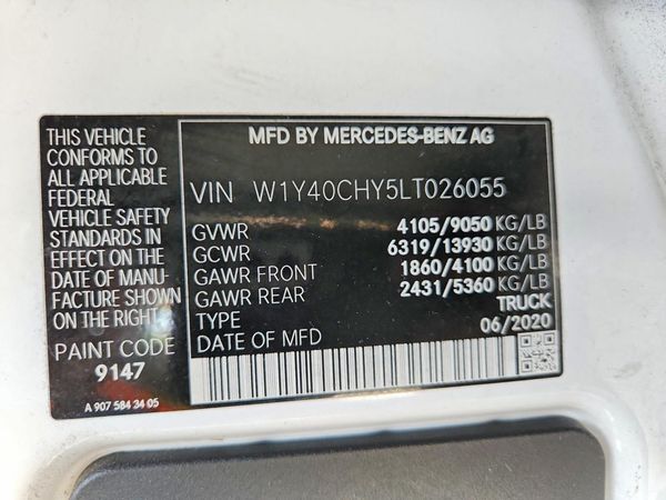2020 MERCEDES-BENZ SPRINTER 907 (VS30)