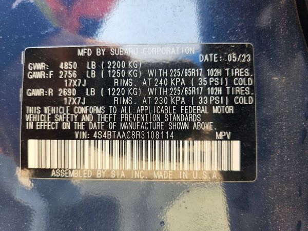 2024 SUBARU OUTBACK Base