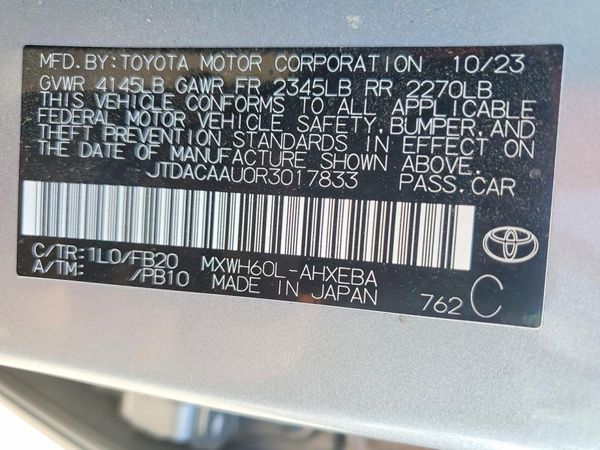 2024 TOYOTA PRIUS
