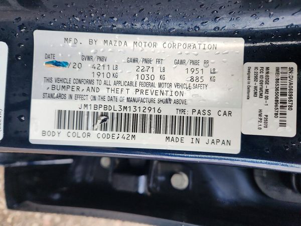 2021 MAZDA 3