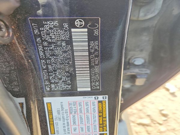 2018 TOYOTA CAMRY LE/SE/XLE/XSE