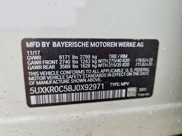 2018 BMW X5
