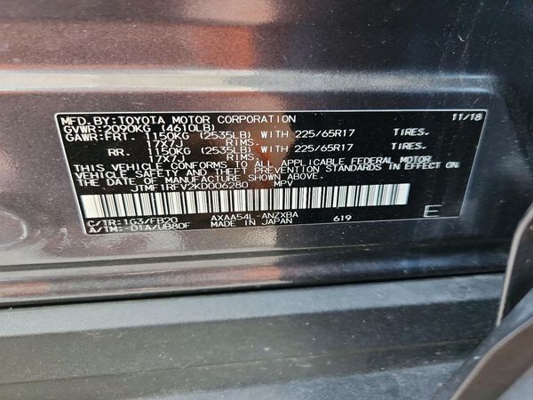 2019 TOYOTA RAV4 LE