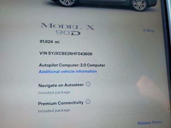 2017 TESLA MODEL X