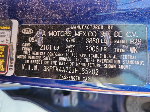 2018 KIA FORTE