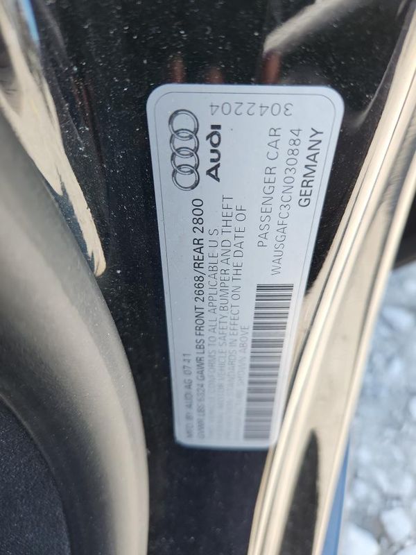 2012 AUDI A7