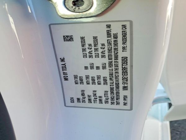 2024 TESLA MODEL 3 — VINS