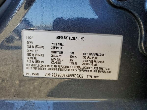 2023 TESLA MODEL Y