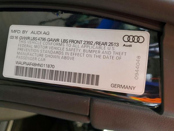 2017 AUDI A4 quattro Prestige