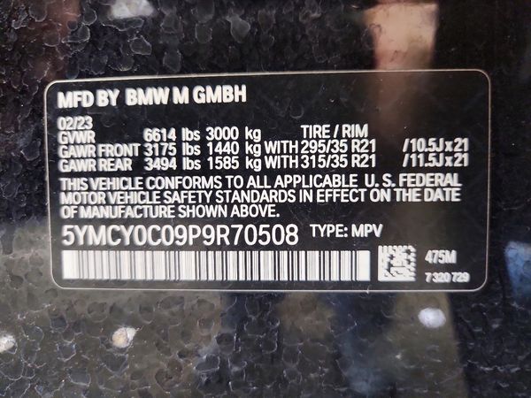 2023 BMW X6 X6 M