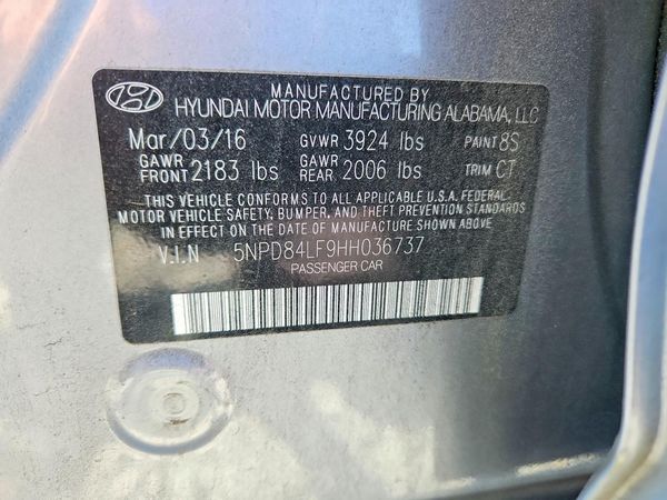 2017 HYUNDAI ELANTRA