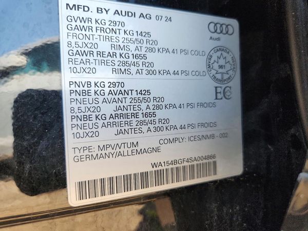 2025 AUDI Q6 E-TRON
