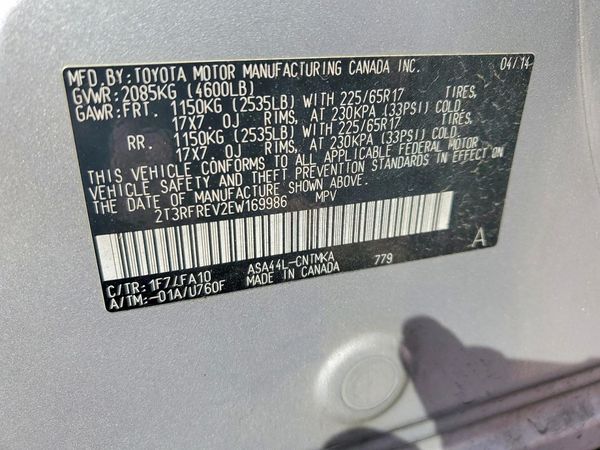 2014 TOYOTA RAV4 Sports