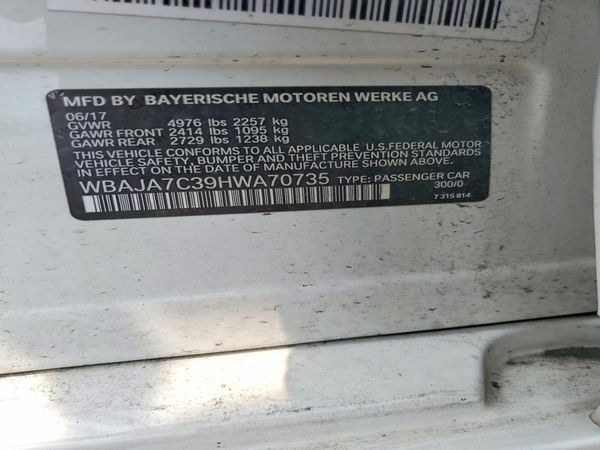 2017 BMW 530