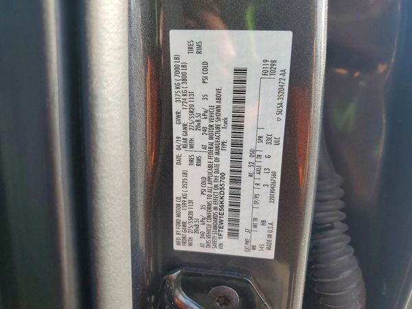 2019 FORD F150