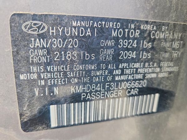 2020 HYUNDAI ELANTRA