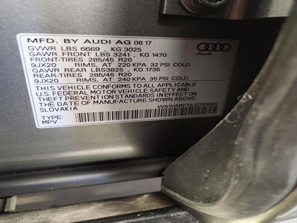 2018 AUDI Q7 quattro Prestige