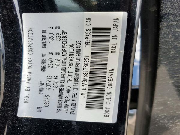 2025 MAZDA 3 Select Sport Package