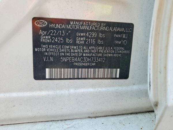 2013 HYUNDAI SONATA GLS/ GLS Popular