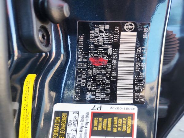 2016 TOYOTA CAMRY