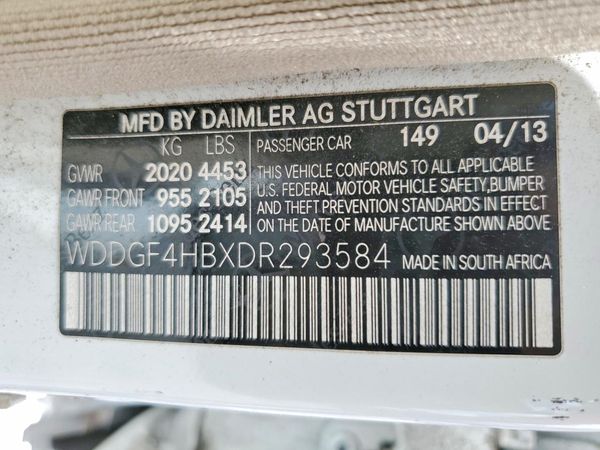2013 MERCEDES-BENZ C